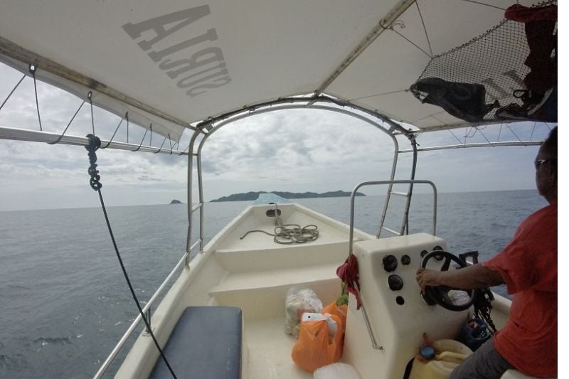 boat ride to pulau kapas