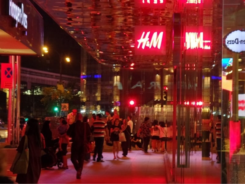 H&M Mall in Bukit Bintang